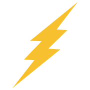 yellow lightning bolt