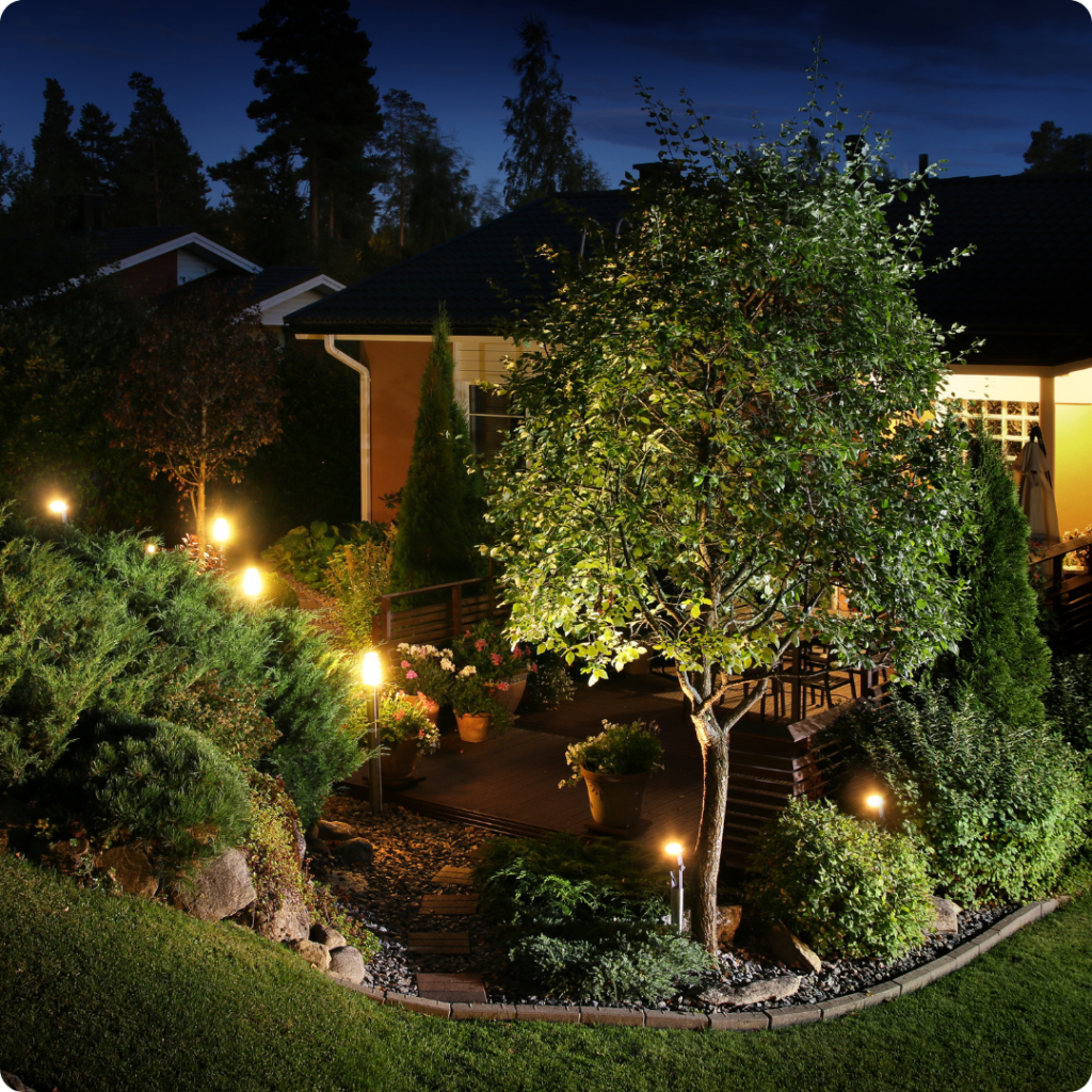 front yard outdoor landscape lighting murrieta 