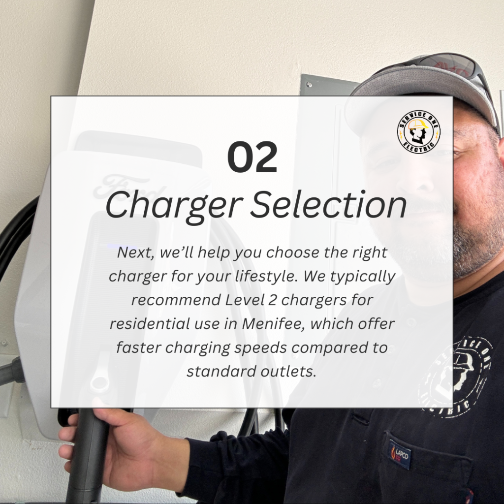 ev charger selection by service one electric 