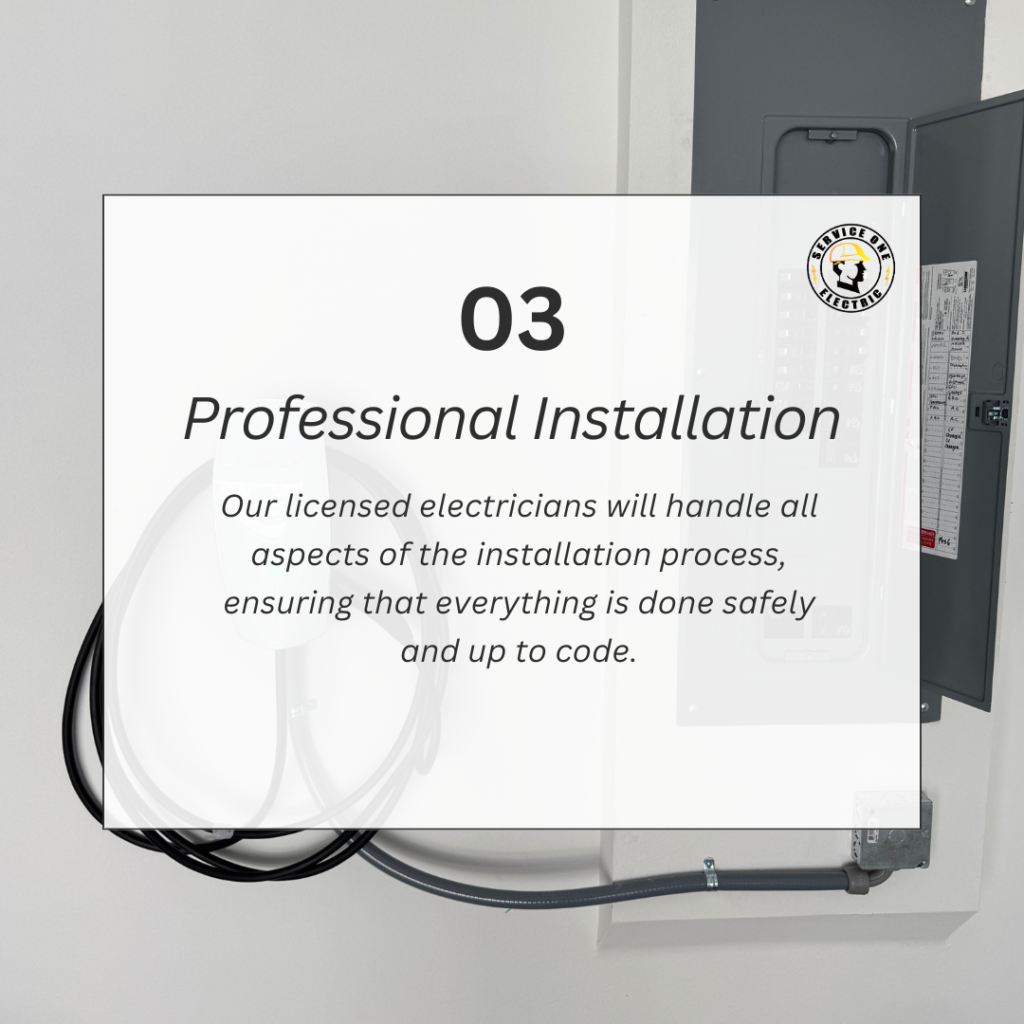 professional installation process for ev chargers in menifee by service one electric