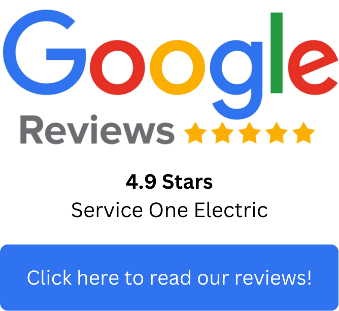 Google Reviews Service One Electric 4.9 Stars - Click here to read our reviews