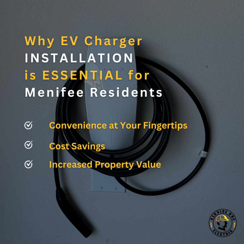 Why Menifee Residents should consider installing an ev charger in their home