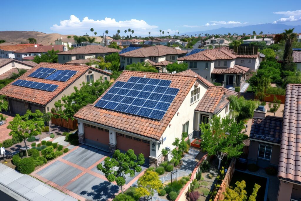 solar panels in california