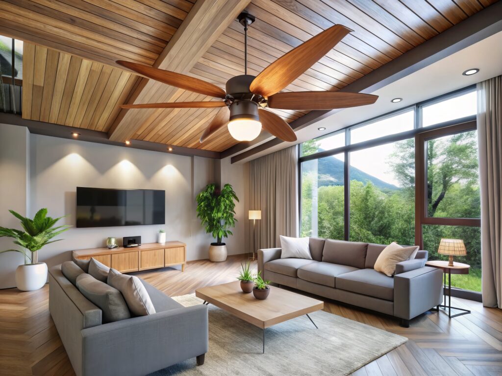 indoor living room ceiling fan modern