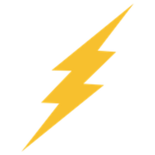 yellow lightning bolt